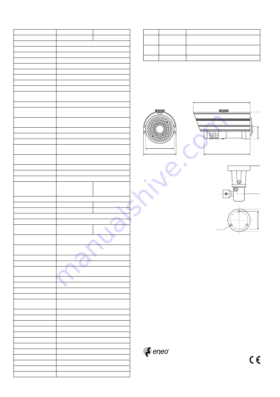 Eneo VKC-1358A/IR Installation And Operating Instructions Manual Download Page 6