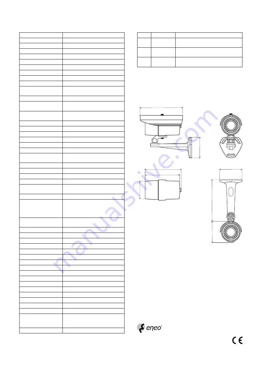 Eneo VKC-1374/IR Installation And Operating Instructions Manual Download Page 2