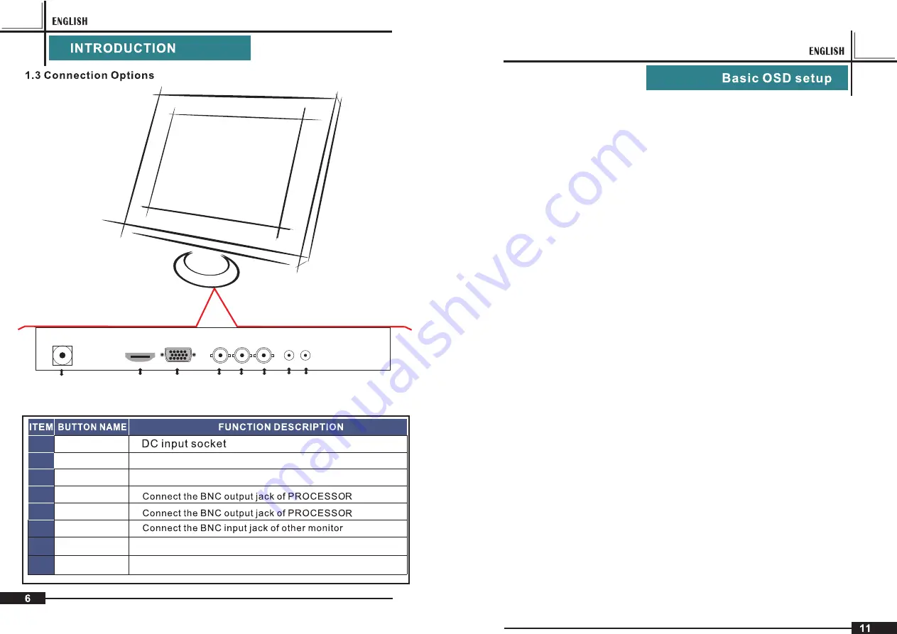 Eneo VM-FHD27MP Quick Installation Manual Download Page 7