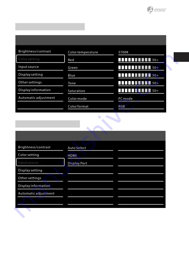 Eneo VM-UHD32P Installation Manual Download Page 21