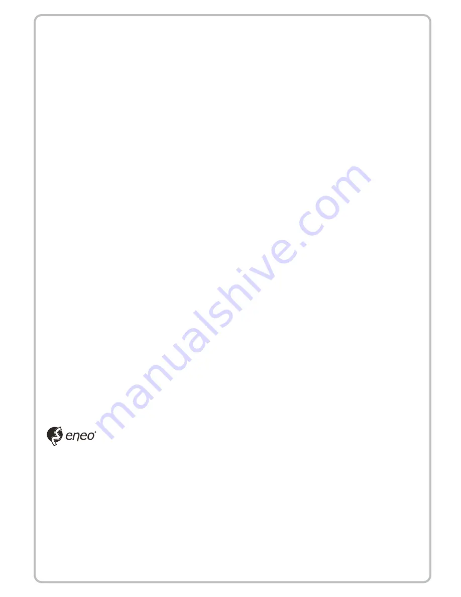 Eneo VMC-17LCDM Installation And Operating Instructions Manual Download Page 8