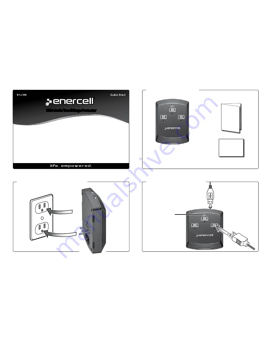 Enercell Enercell 61-186 Quick Start Manual Download Page 1