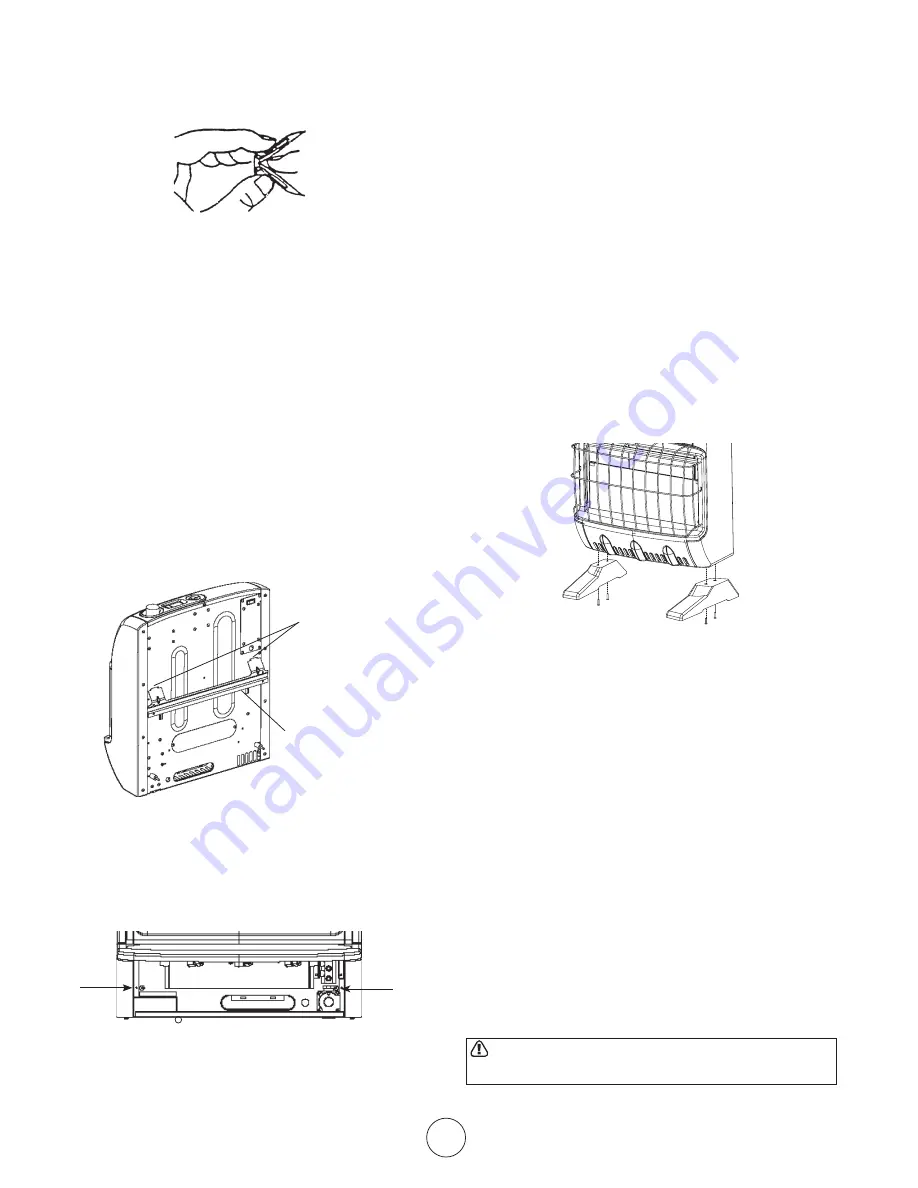 Enerco HSVFB20LPT Installation Instructions And Owner'S Manual Download Page 8