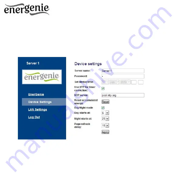 Energenie EGM-PWM-LAN Скачать руководство пользователя страница 19