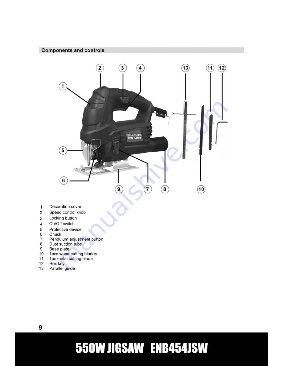 Energer ENB454JSW Safety And Operating Manual Download Page 10