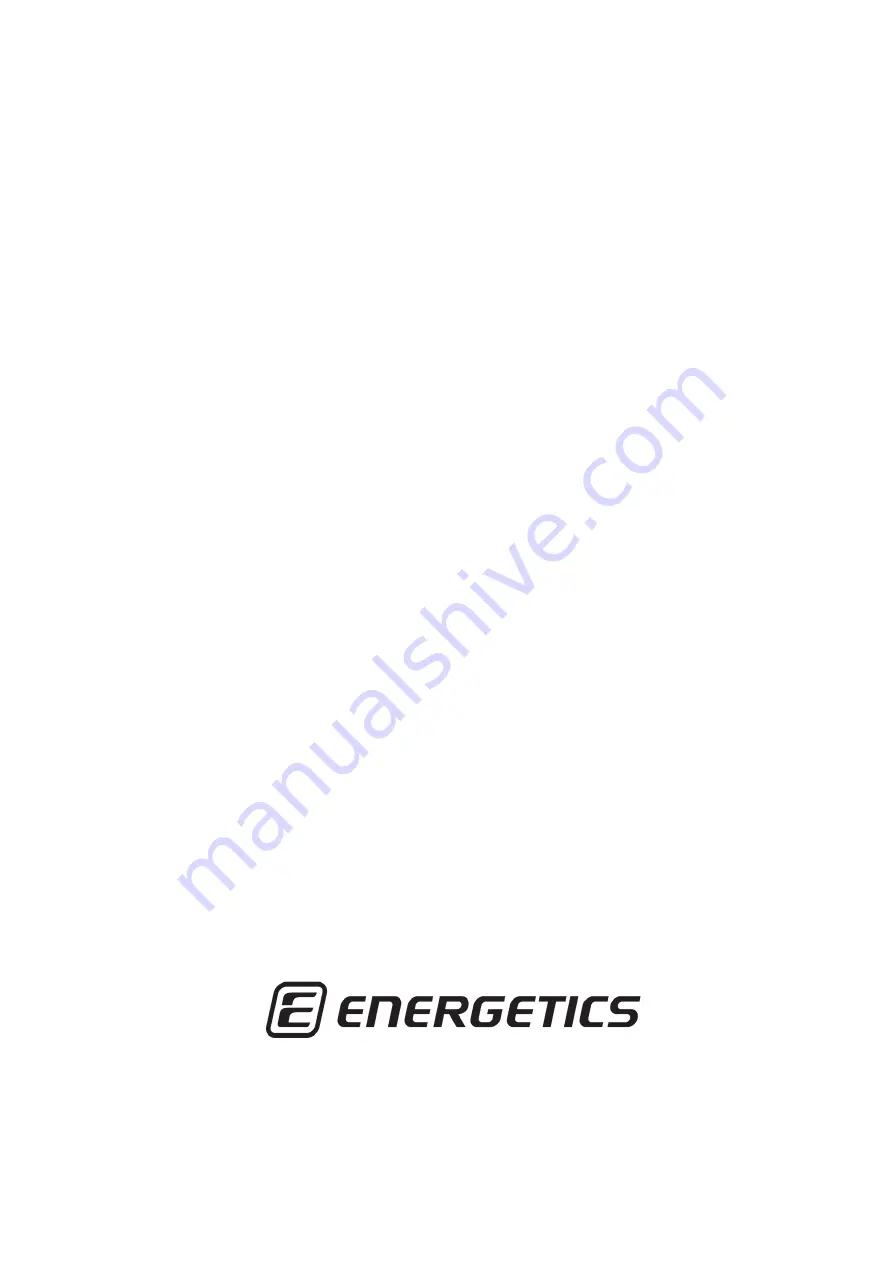 Energetics ET 12.0 ERGOMETER Instructions Manual Download Page 49