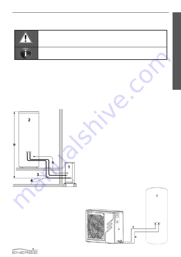 Energie AQUAPURA SPLIT 160i Technical Manual Download Page 17