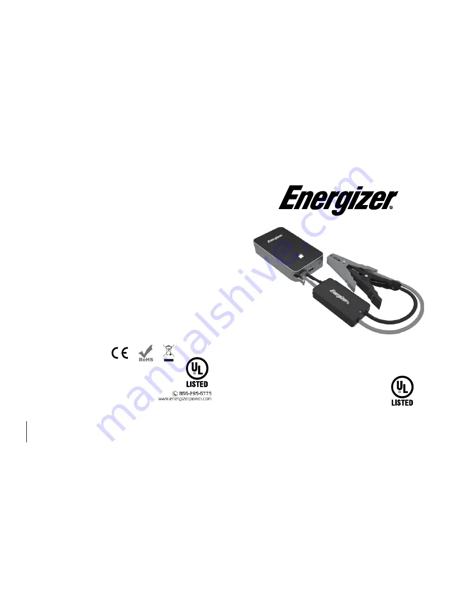 Energizer ENX12K Скачать руководство пользователя страница 1