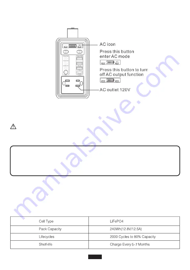 Energizer PPS240W01 User Manual Download Page 57