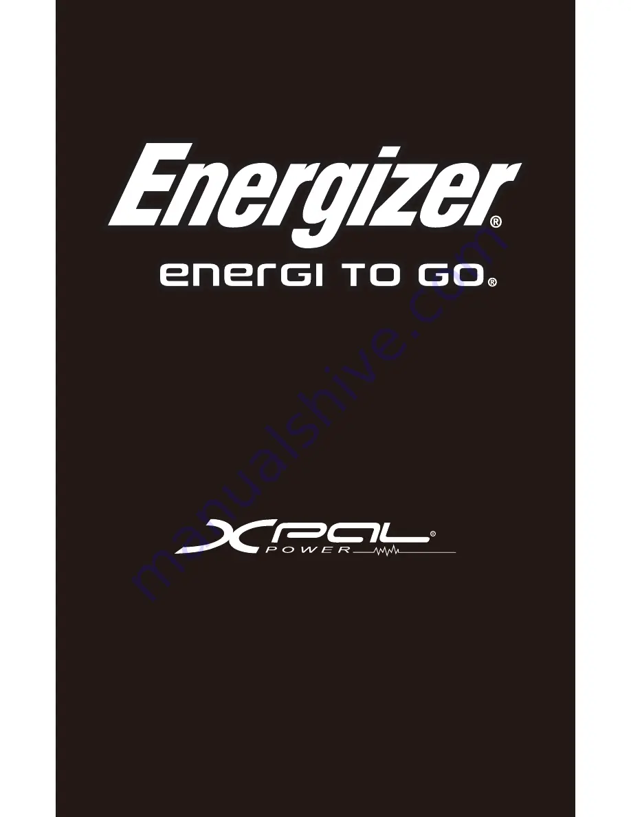 Energizer XP4000 Скачать руководство пользователя страница 1