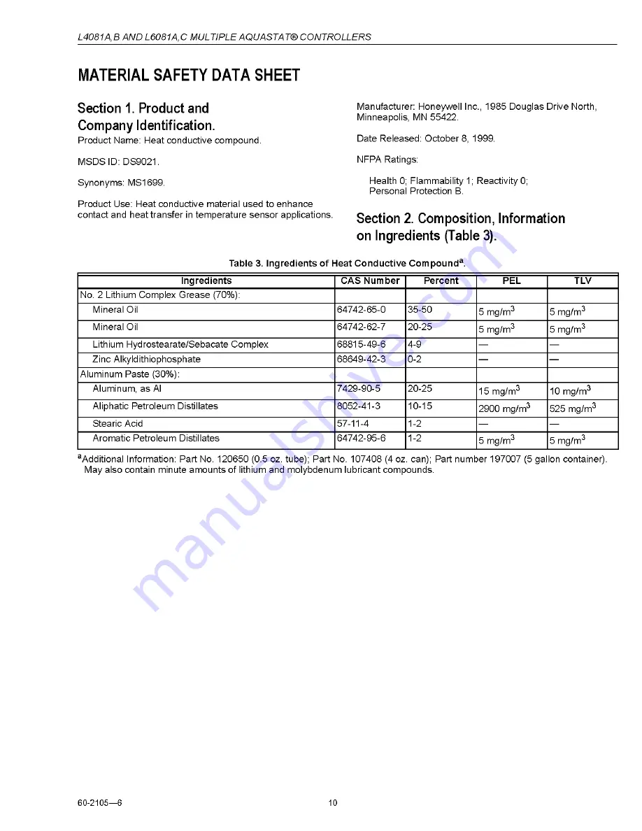 ENERGY KING 35EKB Installation, Operation & Maintenance Manual Download Page 67