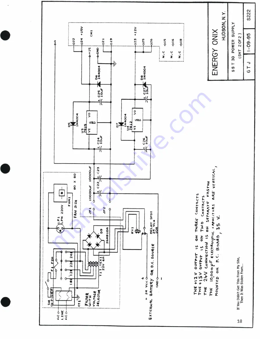 ENERGY-ONIX SST-30 Manual Download Page 19