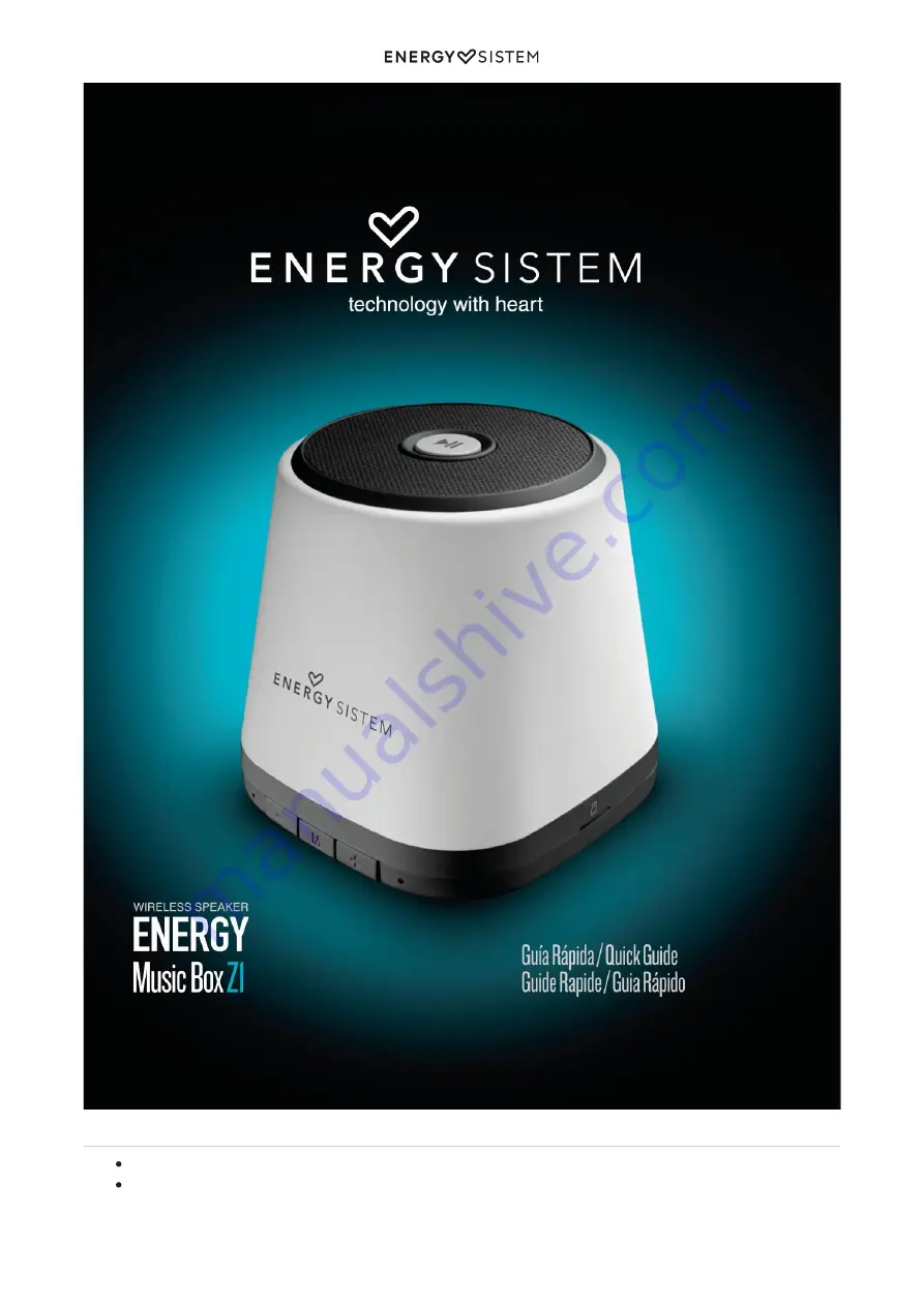 ENERGY SISTEM ENERGY Music Box Z1 Quick Manual Download Page 3