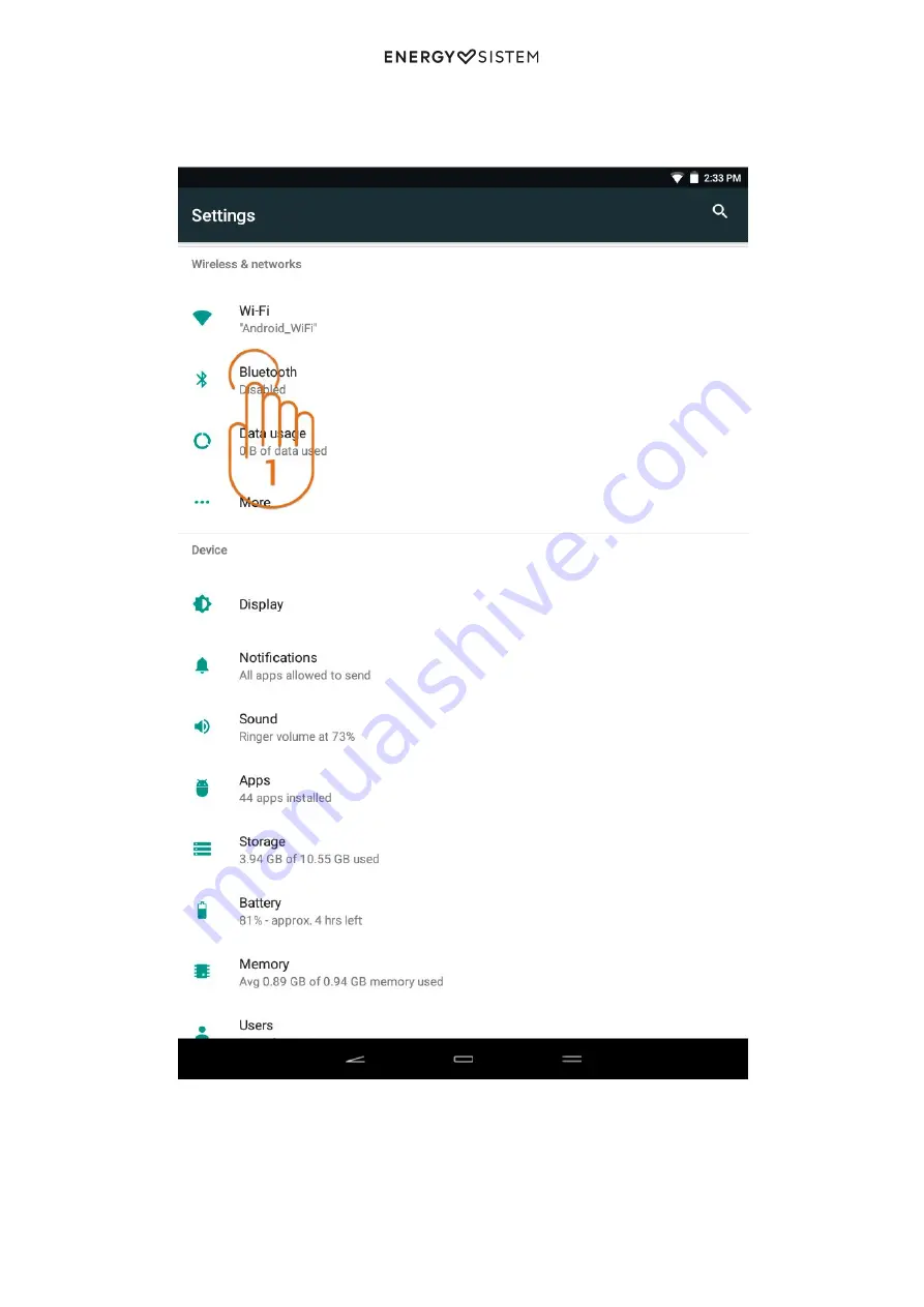 ENERGY SISTEM Energy Tablet Max 3 User Manual Download Page 13