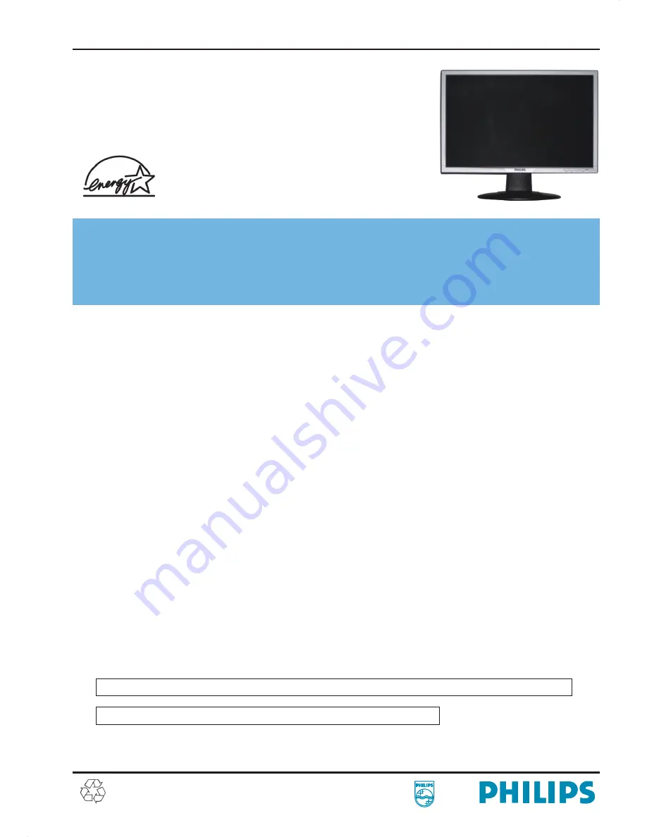 Energy 220ws8fb/00 Service Manual Download Page 1