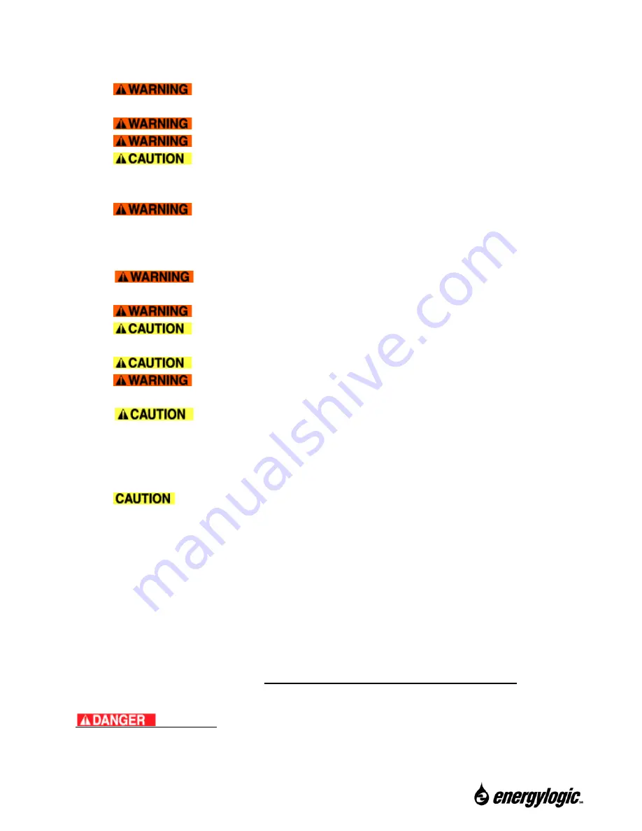 EnergyLogic EL-140H Installation & Operation Manual Download Page 8