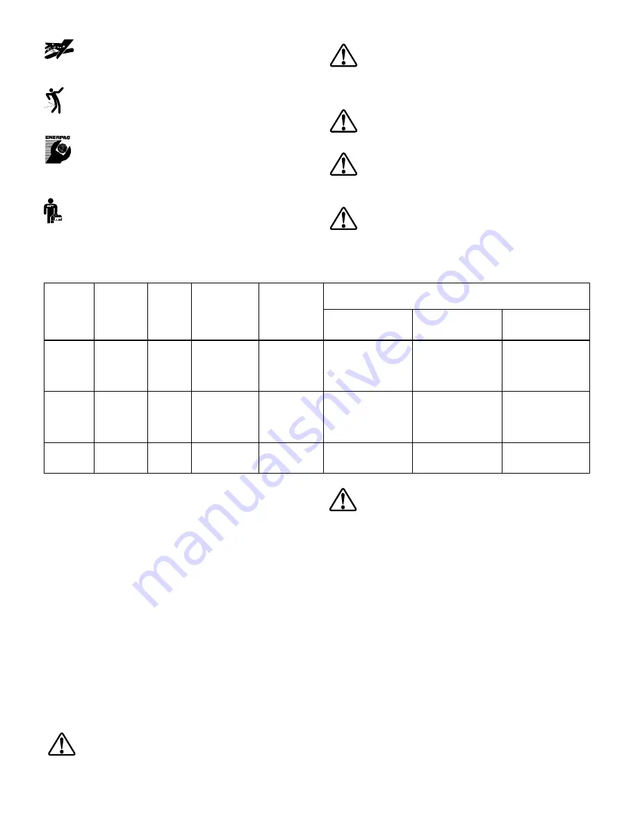 Enerpac ACL Series Instruction Sheet Download Page 17