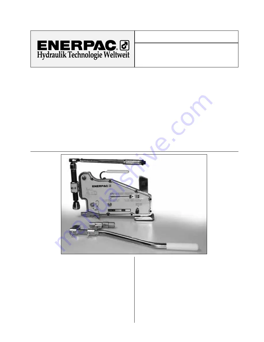 Enerpac ATM Series Скачать руководство пользователя страница 23