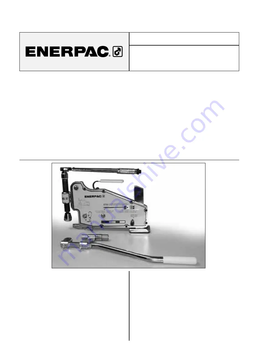 Enerpac ATM Series Скачать руководство пользователя страница 56