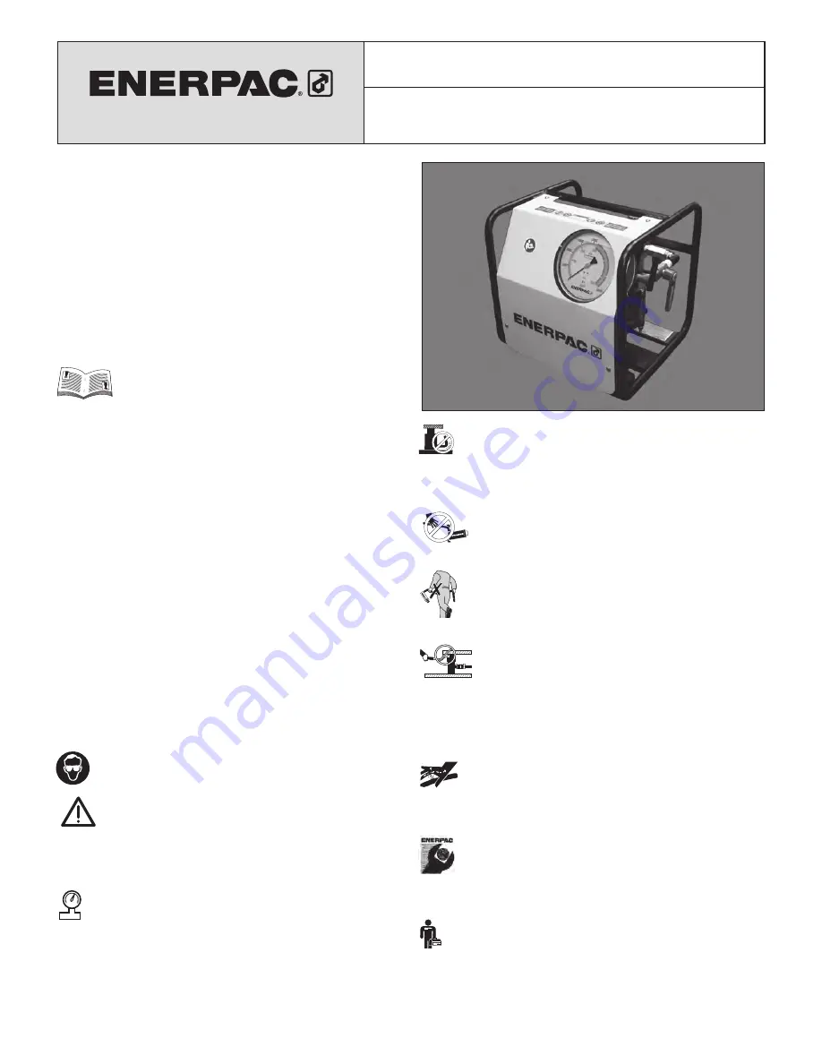 Enerpac ATP-1500 Instruction Sheet Download Page 9