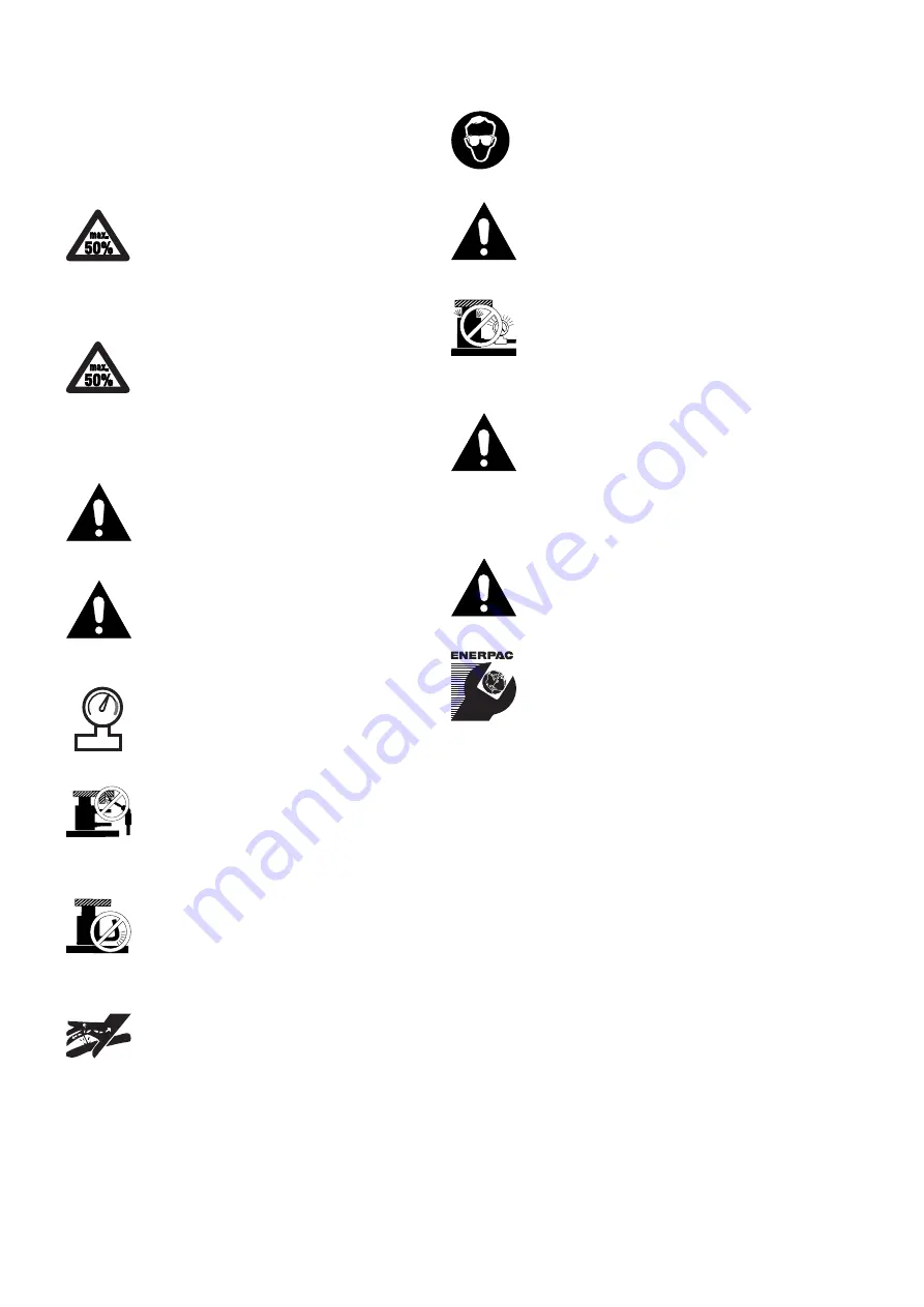 Enerpac BHP-162 Instruction And Repair Parts Sheet Download Page 16