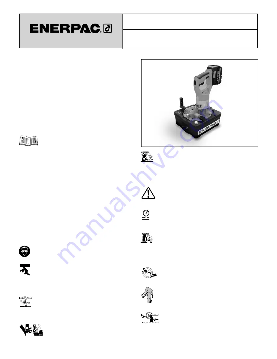 Enerpac BP1 Series Скачать руководство пользователя страница 41