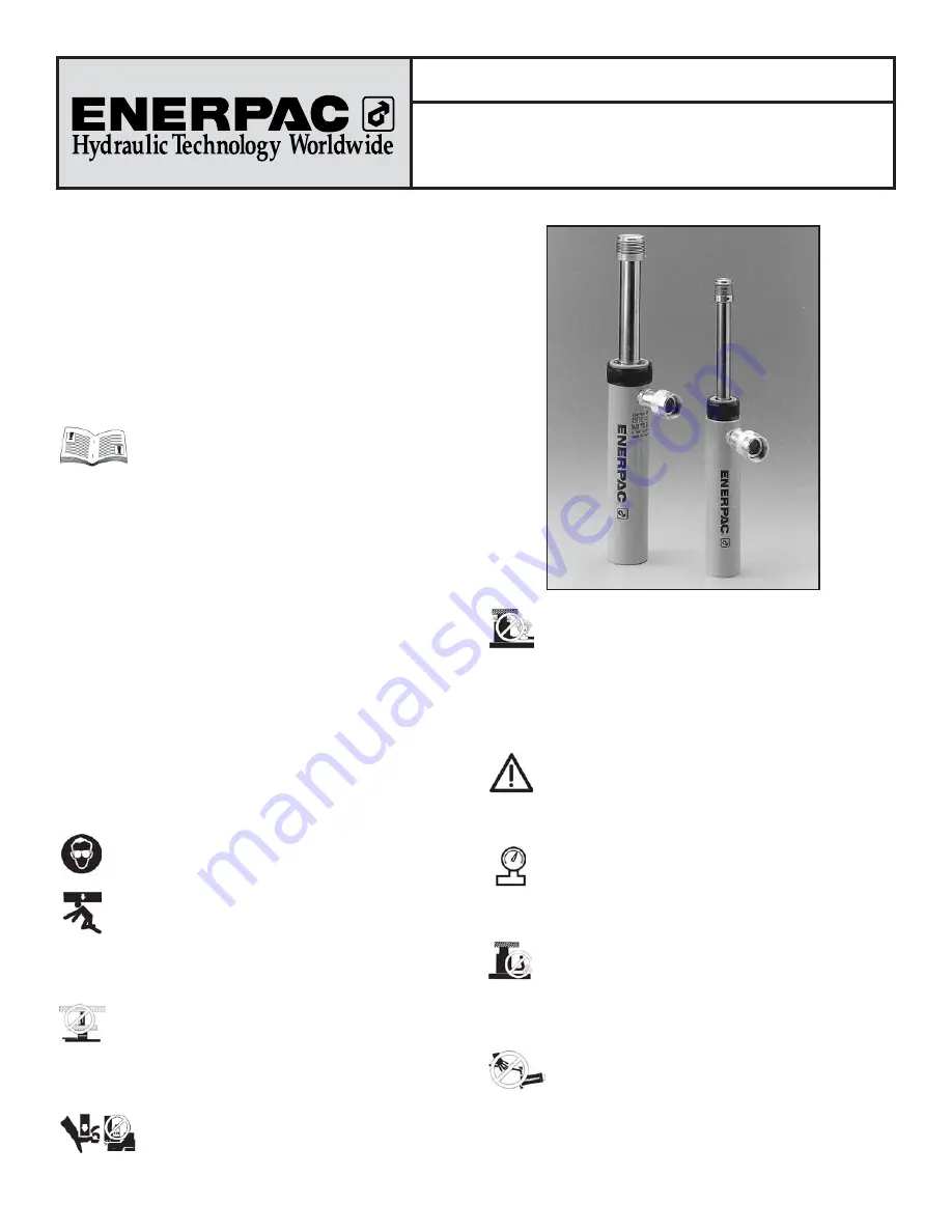 Enerpac BRC-106 Instruction Sheet Download Page 10