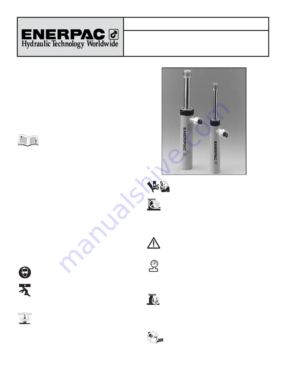 Enerpac BRC-106 Instruction Sheet Download Page 16