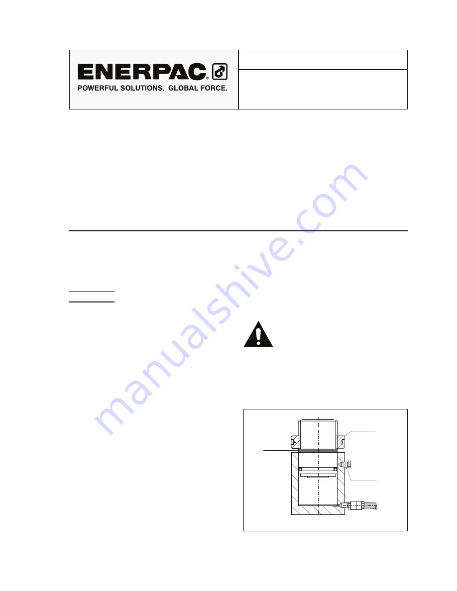 Enerpac CLL Series Скачать руководство пользователя страница 1