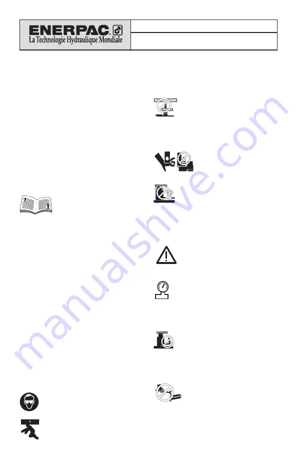 Enerpac DC5155900 Instruction Sheet Download Page 5