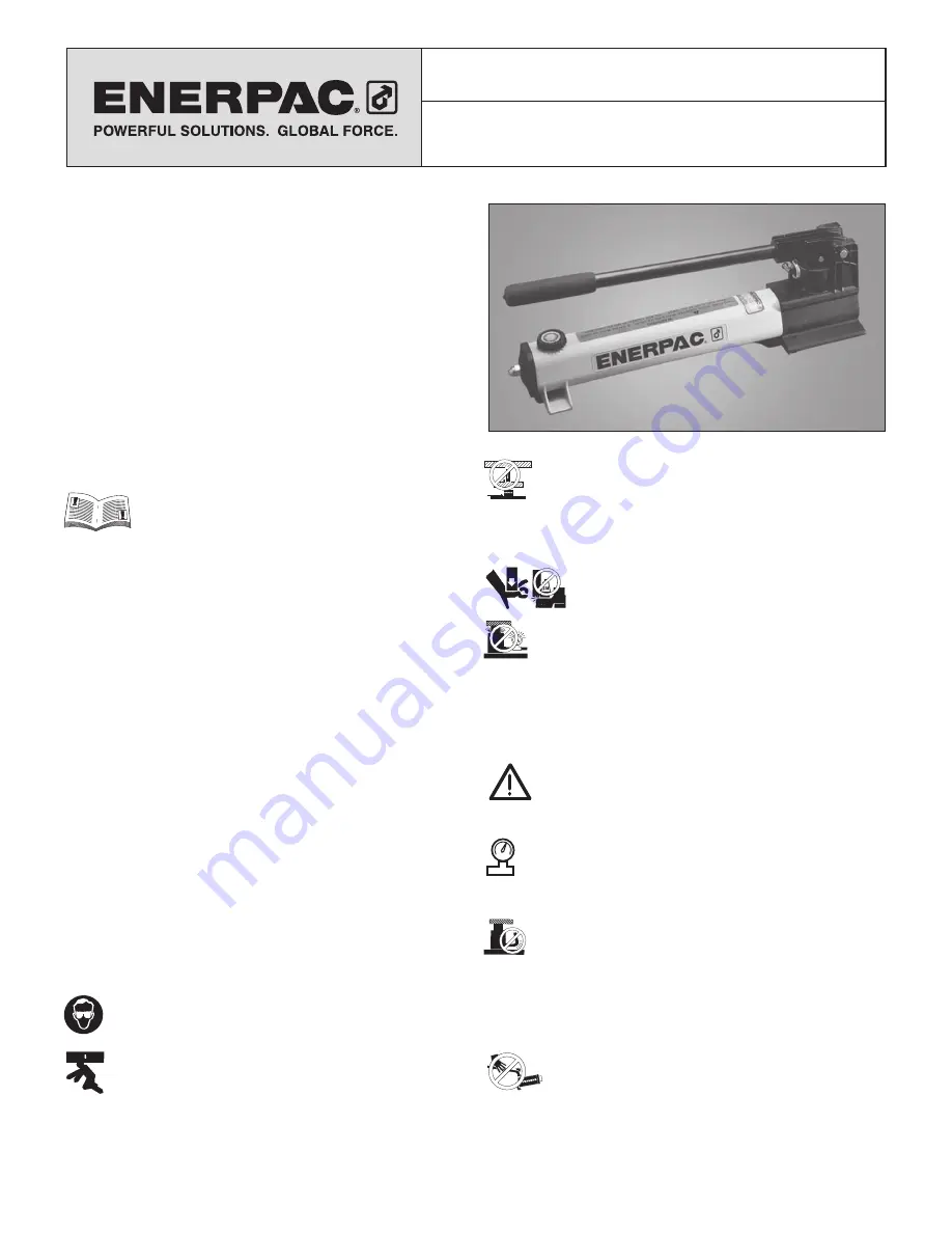 Enerpac P-2282 Instruction Sheet Download Page 6