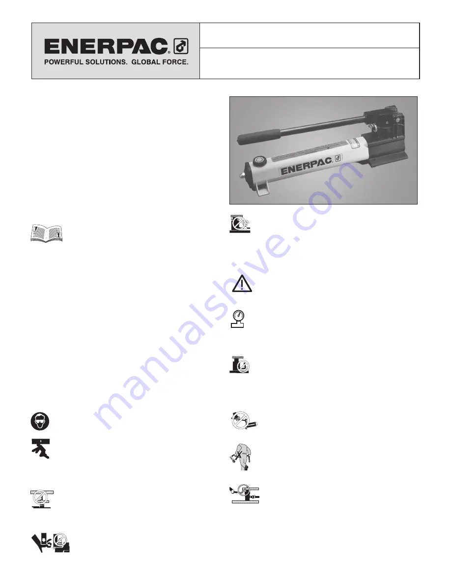 Enerpac P-2282 Скачать руководство пользователя страница 12