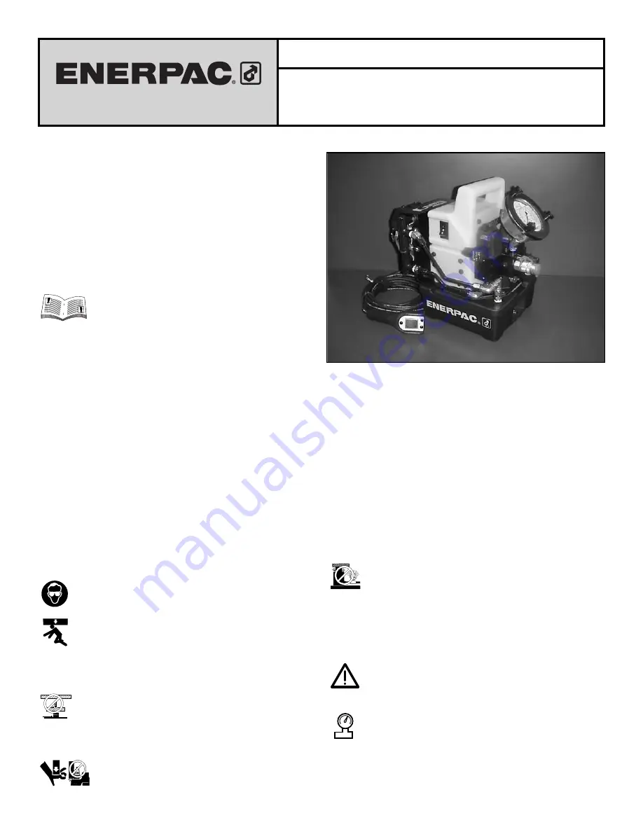 Enerpac PMU Q Series Instruction Sheet Download Page 19