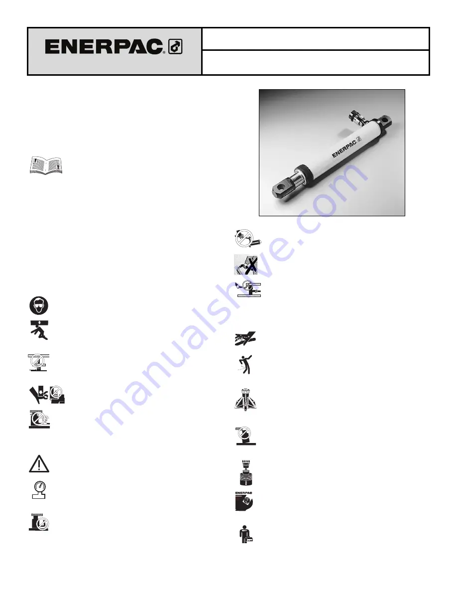 Enerpac REP-5 Скачать руководство пользователя страница 1