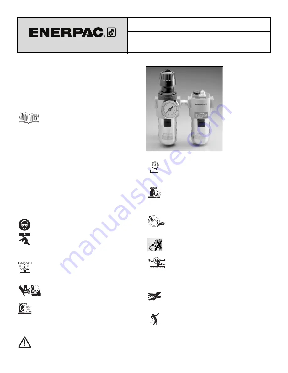 Enerpac RFL-102 Скачать руководство пользователя страница 1