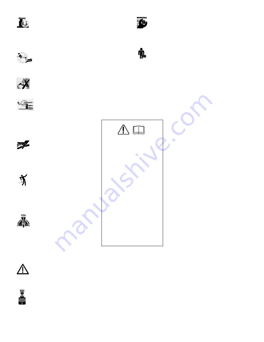 Enerpac SLVS-8 Instruction Sheet Download Page 72