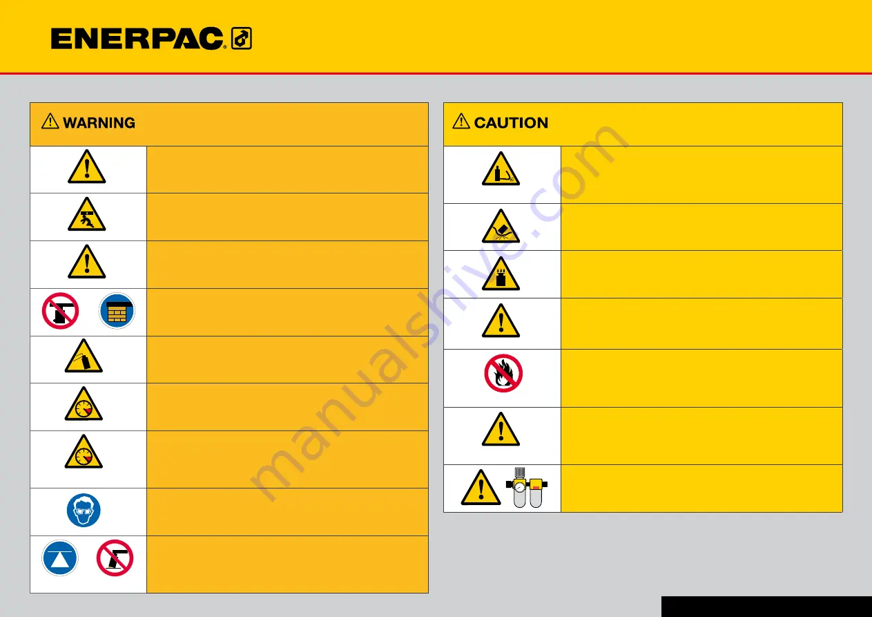 Enerpac XA-Series Скачать руководство пользователя страница 3