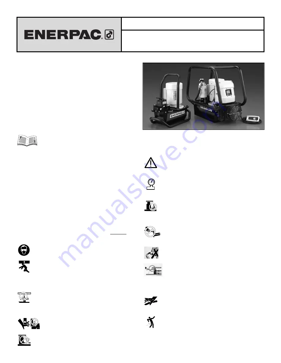 Enerpac ZE3 series Instruction Sheet Download Page 56