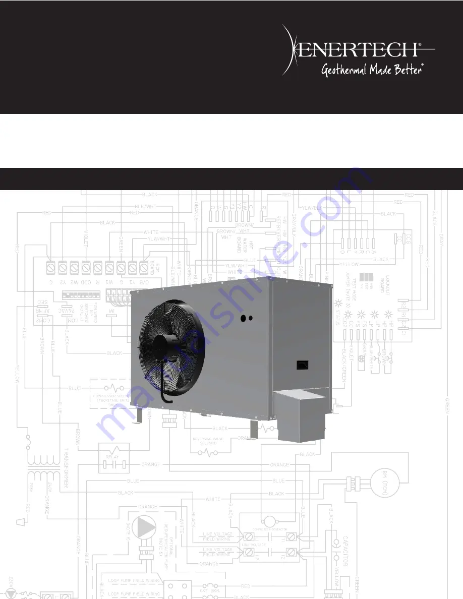 Enertech SK040 series Installation & Operation Manual Download Page 1