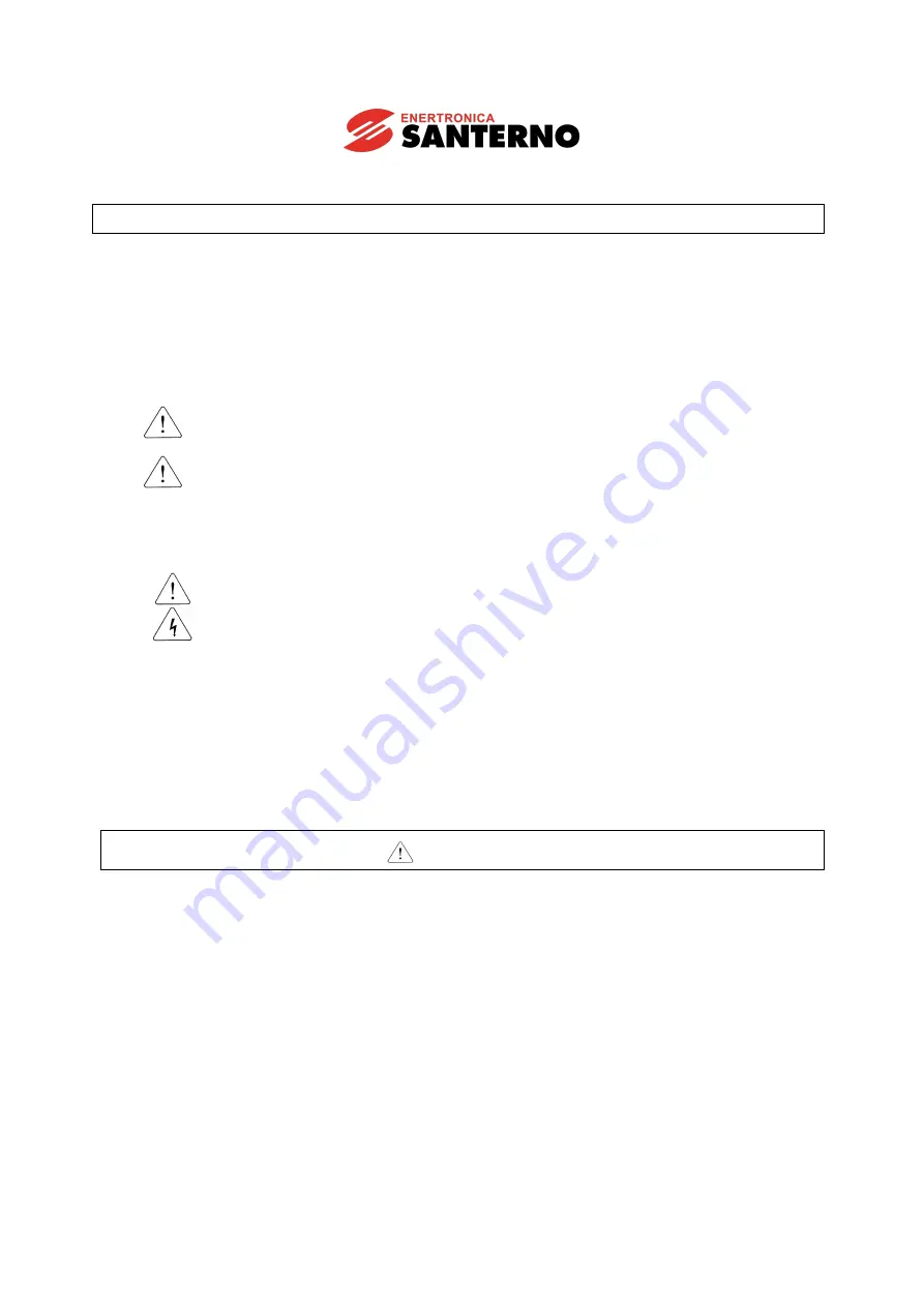 Enertronica Santerno SINUS H ZZ0176102 User Manual Download Page 3