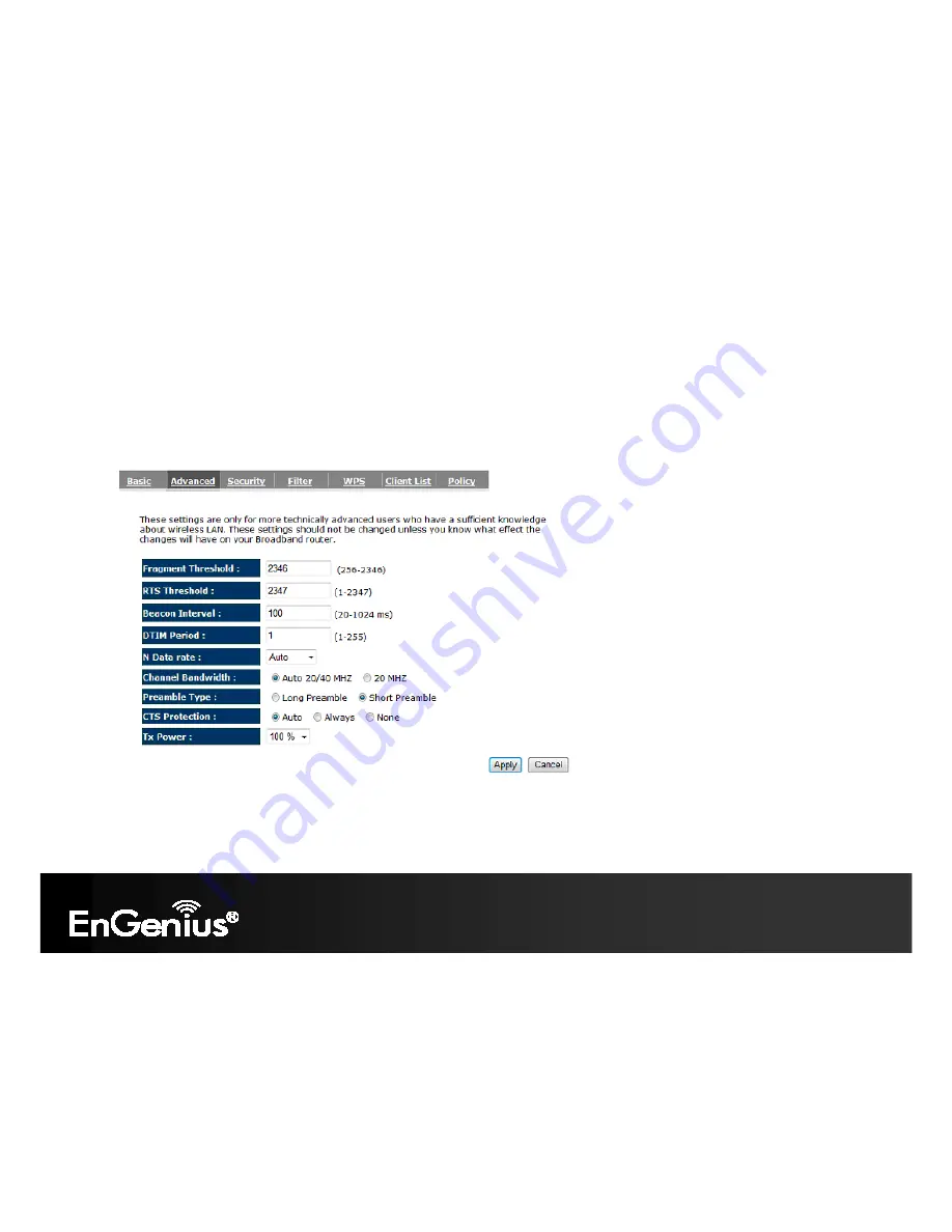 EnGenius ESR-1221N2 User Manual Download Page 61