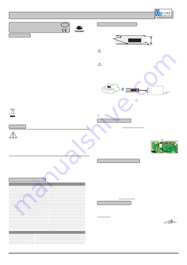 EnOcean 02LINE TRI02SYS Installation And Operating Manual Download Page 2