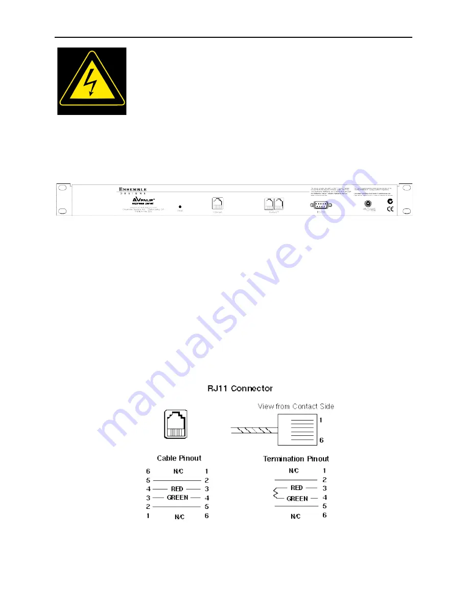 Ensemble Designs Avenue Express Control Panel Data Pack Download Page 4