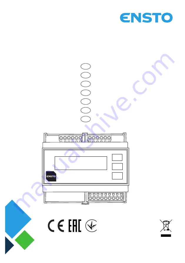 ensto ECO900 Installation And Operating Instructions Manual Download Page 1