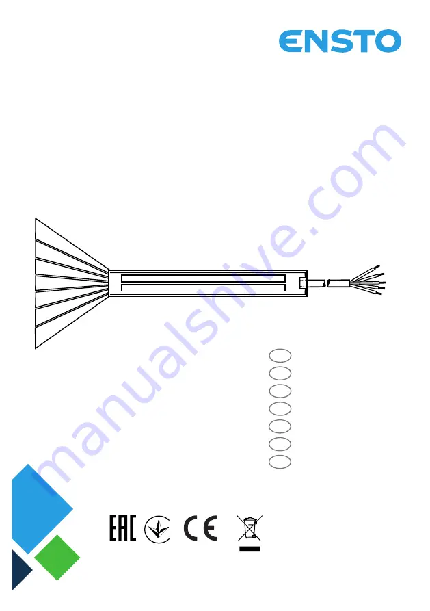 ensto ECOA903 Operating Instructions Manual Download Page 1