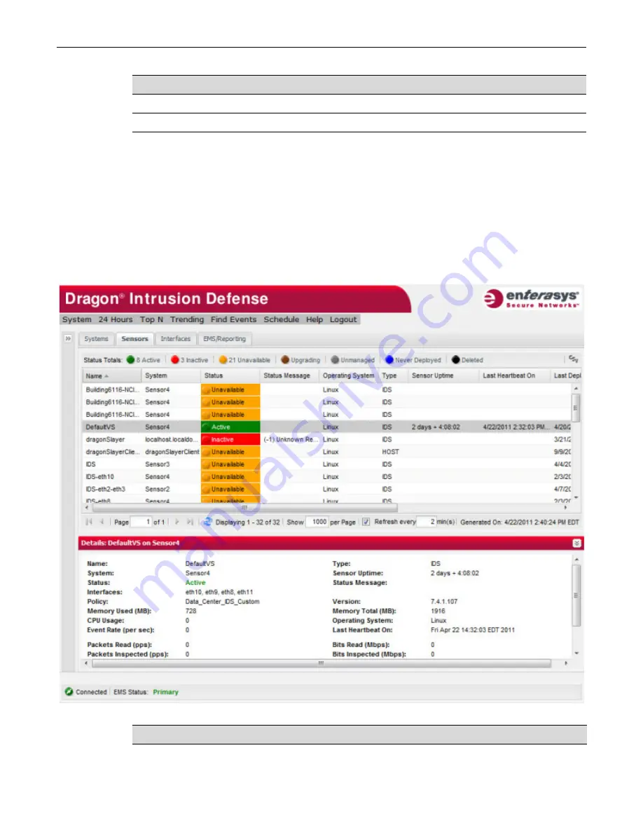 Enterasys Intrusion Prevention System Скачать руководство пользователя страница 33