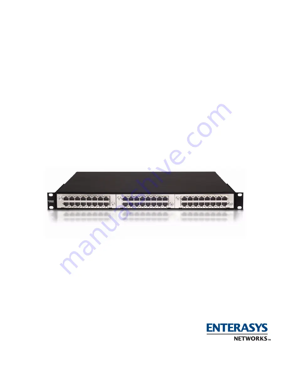 Enterasys Mid-Span Power Hub Скачать руководство пользователя страница 1