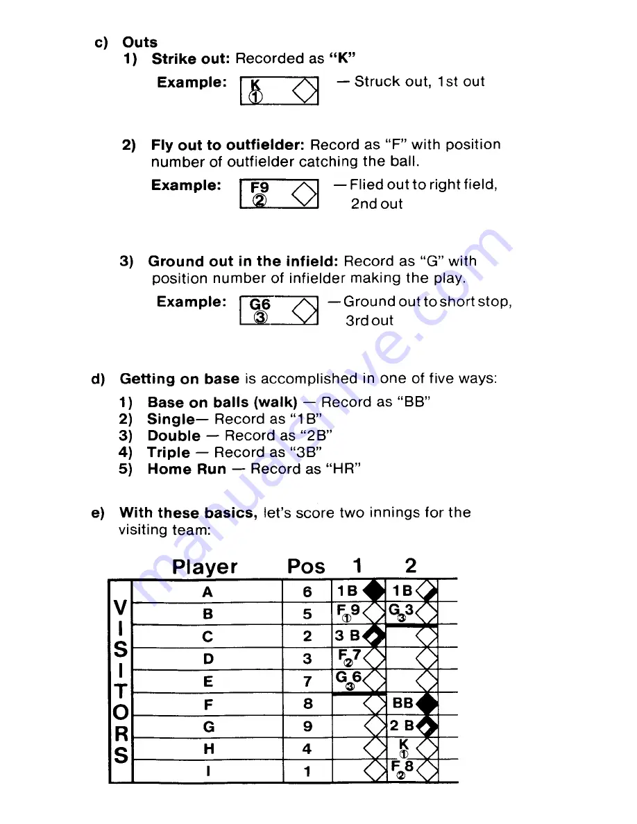 Entex Electronic Baseball2 User Manual Download Page 8