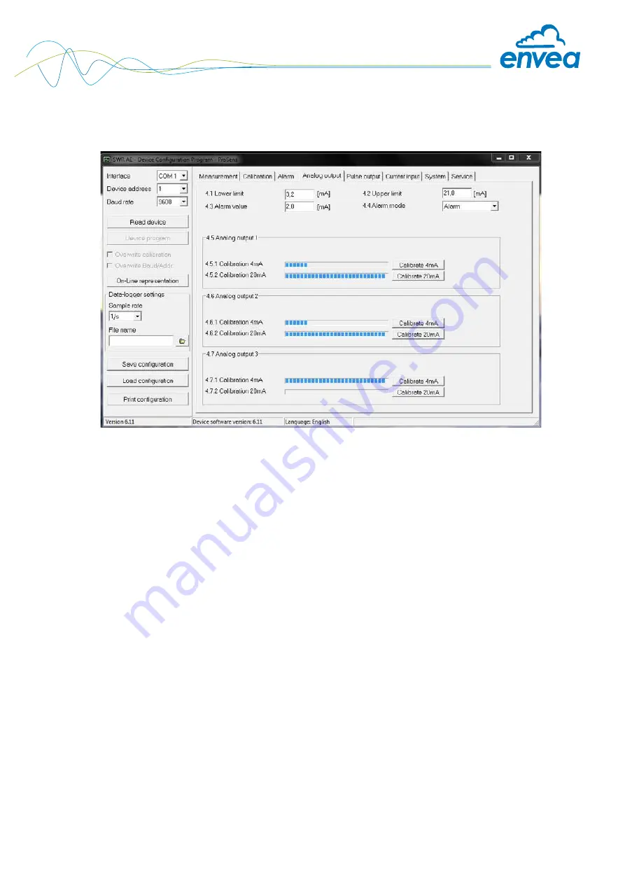 envea ProSens Operating Instructions Manual Download Page 29