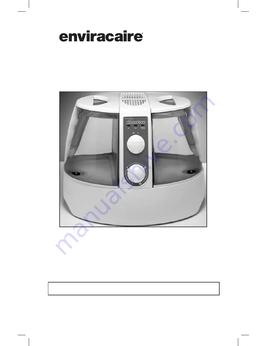 Enviracaire Germ-Free EWM-220 Instructions For Operation Manual Download Page 21